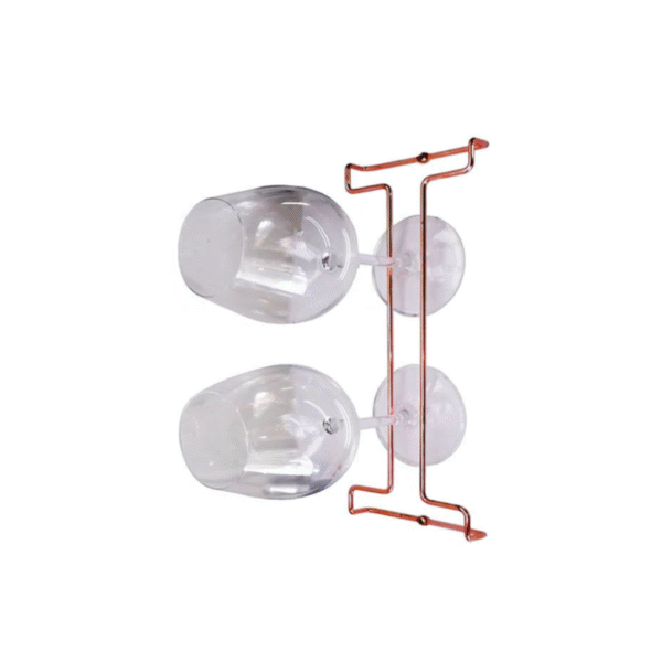 Porta Taças Reto 42 cm Cobre Suporte Para Taça 2757 -Jomer - Image 4