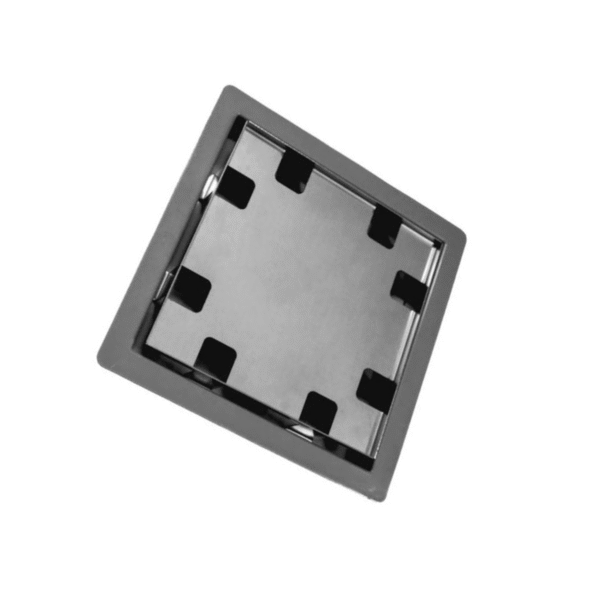 Ralo Quadrata Base PVC com Tampa Oculta 15X15CMS - Selmetal - Image 5