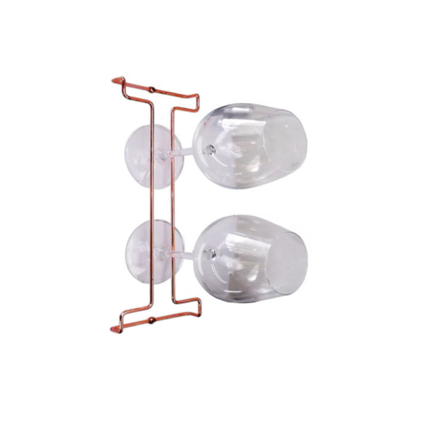 Porta Taças Reto 42 cm Cobre Suporte Para Taça 2757 -Jomer - Image 2