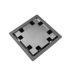 Ralo Quadrata Base PVC com Tampa Oculta 15X15CMS - Selmetal