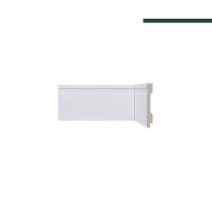 Rodapé Lev102 Branco – 10cm - Barra - Santa Luzia