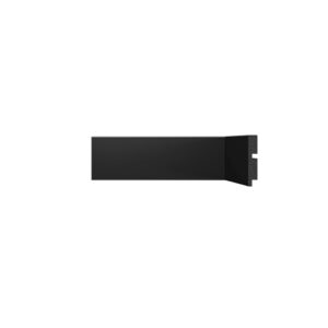 Rodapé 3451 Black – 7cm - Peça - Santa Luzia