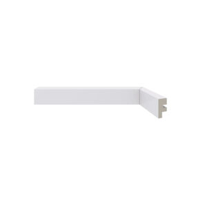 Rodapé 466 Branco – 3cm - (CX C/15 PEÇAS) - Santa Luzia