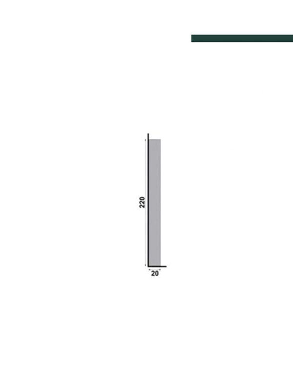 Santa Luzia - Sócalo 179 Branco 220mm de altura (CX c/4Peças) - Image 2