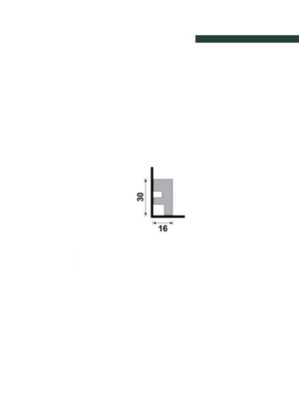 Rodapé 466 Branco – 3cm - (CX C/15 PEÇAS) - Santa Luzia - Imagem 2