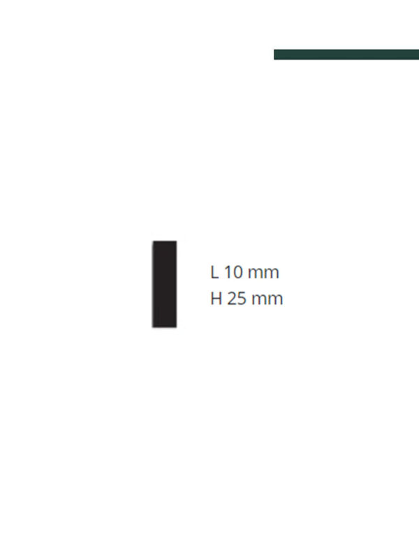GART - Moldura Nomastyln MOD S2 10mm x 25mm x 2,00m - PEÇA - Image 3