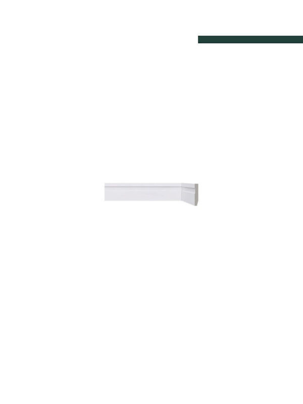 Rodapé Lev 52 Branco – 5cm - Barra - Santa Luzia