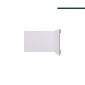 Rodapé Lev151 Branco – 15cm - Barra - Santa Luzia