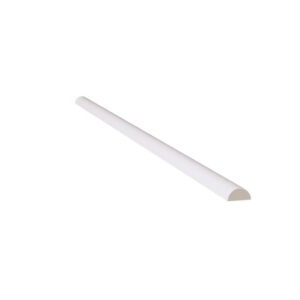Santa Luzia - Meia cana 597 curva branca 16x8mm (PACOTE C/ 6 PEÇAS) 2,80m