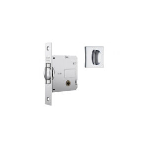 Fechadura 1025 WC Rolete Quadrada Cromada - STAM