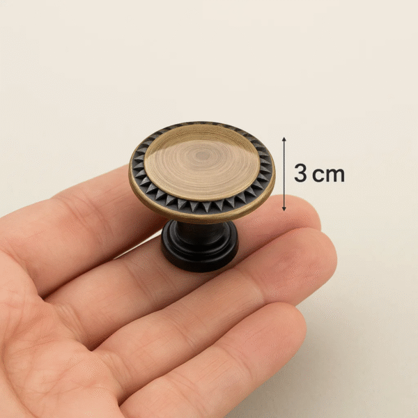 Puxador Colonial Italy Line 118-031 Zamac 31mm Antique - Imagem 5