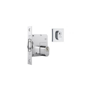 Fechadura 1005 Rolete Quadrada Cromada Auxiliar - STAM