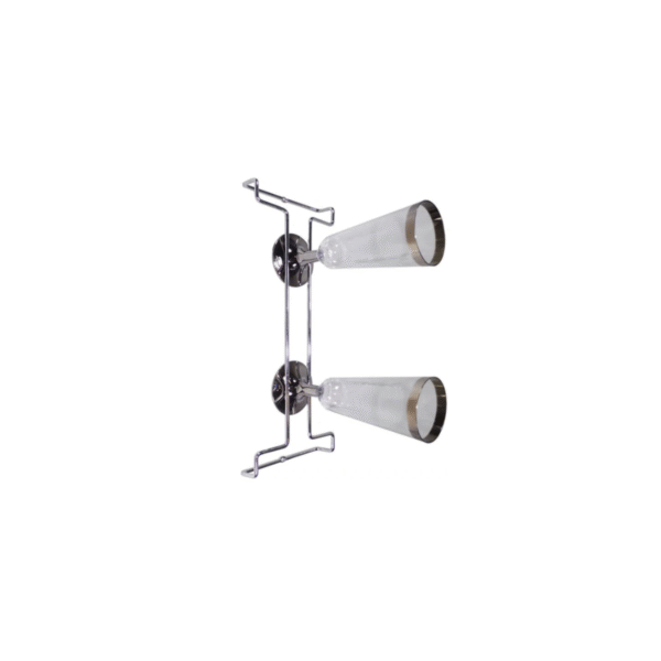 Suporte Porta Taças Reto 468x30x115mm Aço Cromado 4352-Jomer - Imagem 2