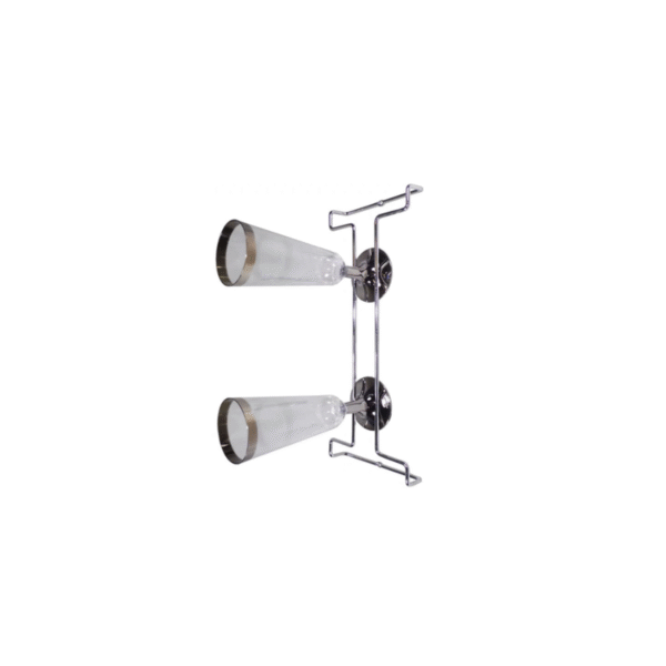 Suporte Porta Taças Reto 468x30x115mm Aço Cromado 4352-Jomer - Imagem 4