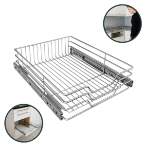 Gaveta Fruteira 600 mm Jomer com Trilhos – 570×110×450 mm