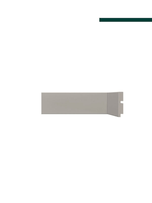 Rodapé 451 Cinza glacial – 7cm  - (CX C/4 PEÇAS) - Santa Luzia