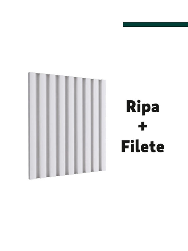 Filete Branco 23,5mm x 8mm x 2,80m - (PCT C/2) -  Santa Luzia - Imagem 4