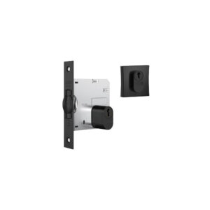 Fechadura 1005 Rolete Quadrada Black Auxiliar - STAM