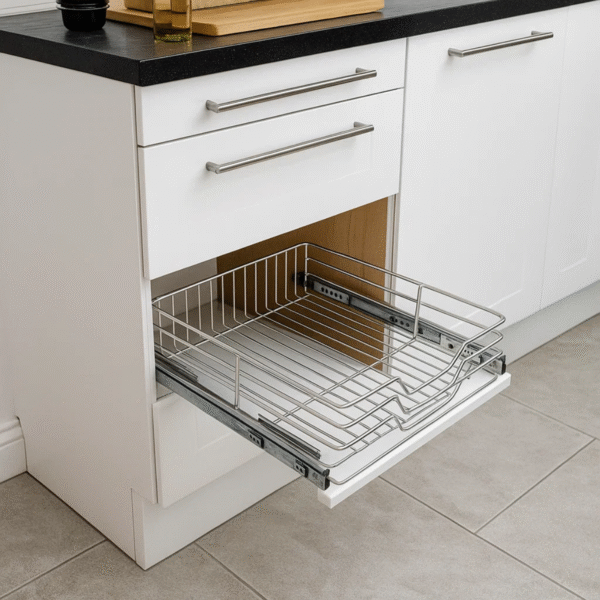 Gaveta Fruteira 600 mm Jomer com Trilhos – 570×110×450 mm - Imagem 3