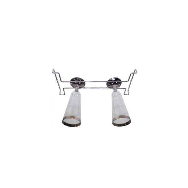 Suporte Porta Taças Reto 468x30x115mm Aço Cromado 4352-Jomer