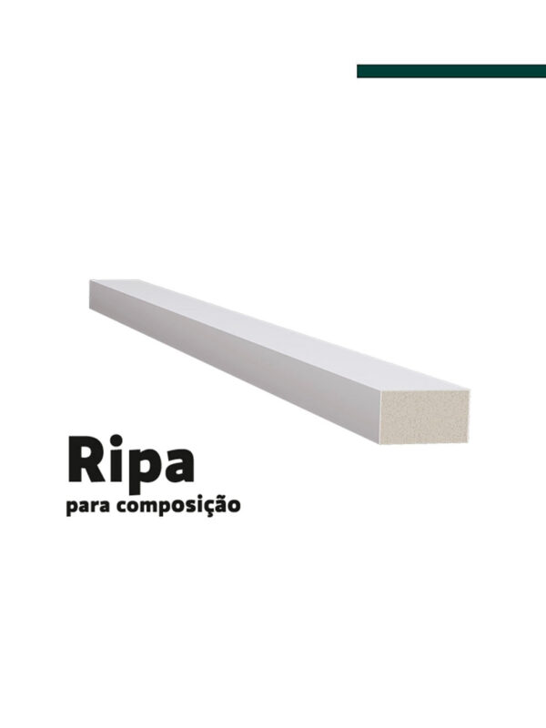 Filete Branco 23,5mm x 8mm x 2,80m - (PCT C/2) -  Santa Luzia - Imagem 3