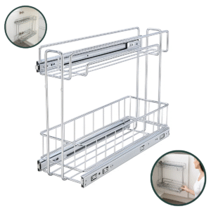 Porta de Temperos latas Jomer 8760 Cromado 125x350x450mm